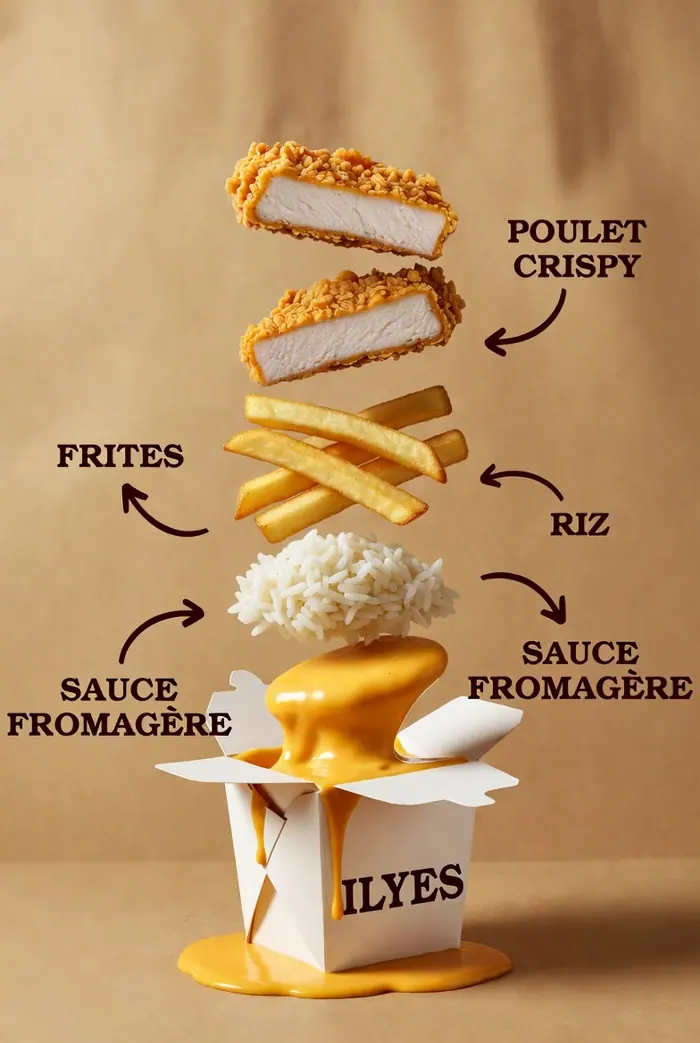 Box S — 3 morceaux de poulet crispy (100% filet), frites ou riz sur demande, sauces gratuites — Pizzeria ILYES Oran