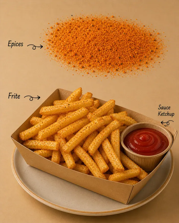 Petite Frites — Frites maison, sel marin, sauce au choix — Pizzeria ILYES Oran
