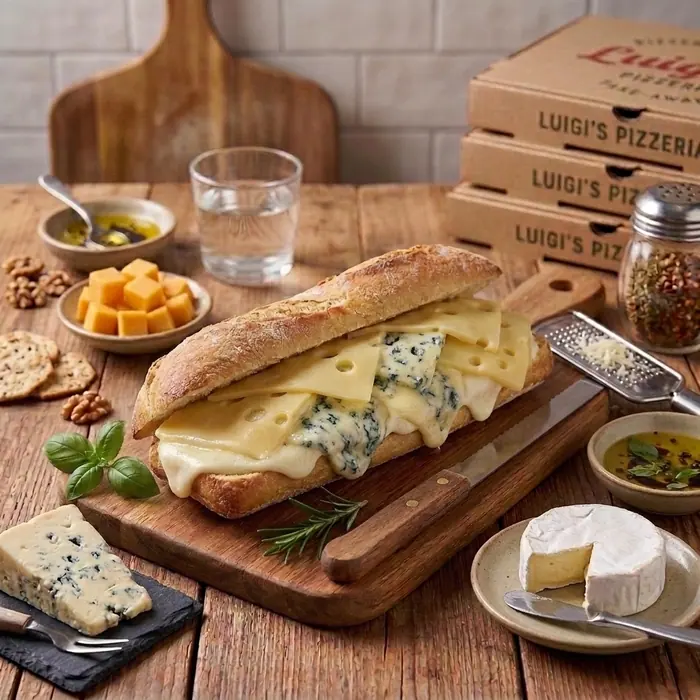 4 Fromages — Gouda, gruyère, camembert, mozzarella — Pizzeria ILYES Oran