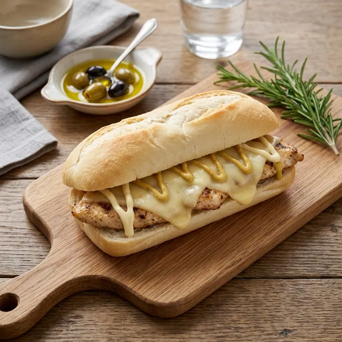 Emmental — Sauce fromage, frite, poulet — Pizzeria ILYES Oran